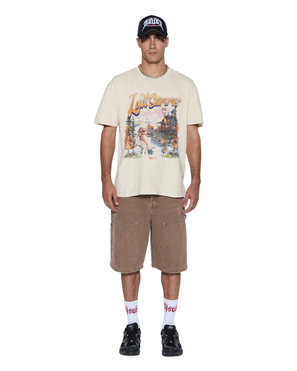 Mens Last Summer Biggie Ss Tee Desert Tees