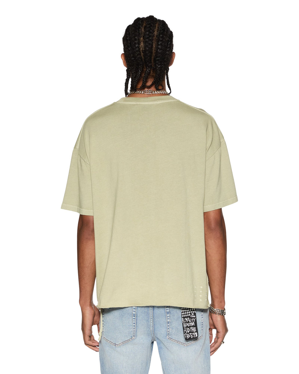 Est Pocket Ss Tee Grass Oversized Tee