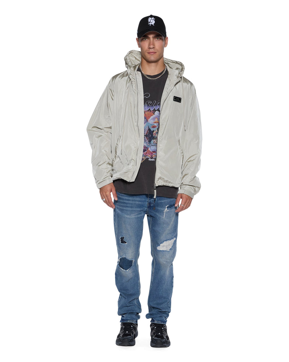 Mens Hendrix Ekcess Ss Tee Old Black Tees