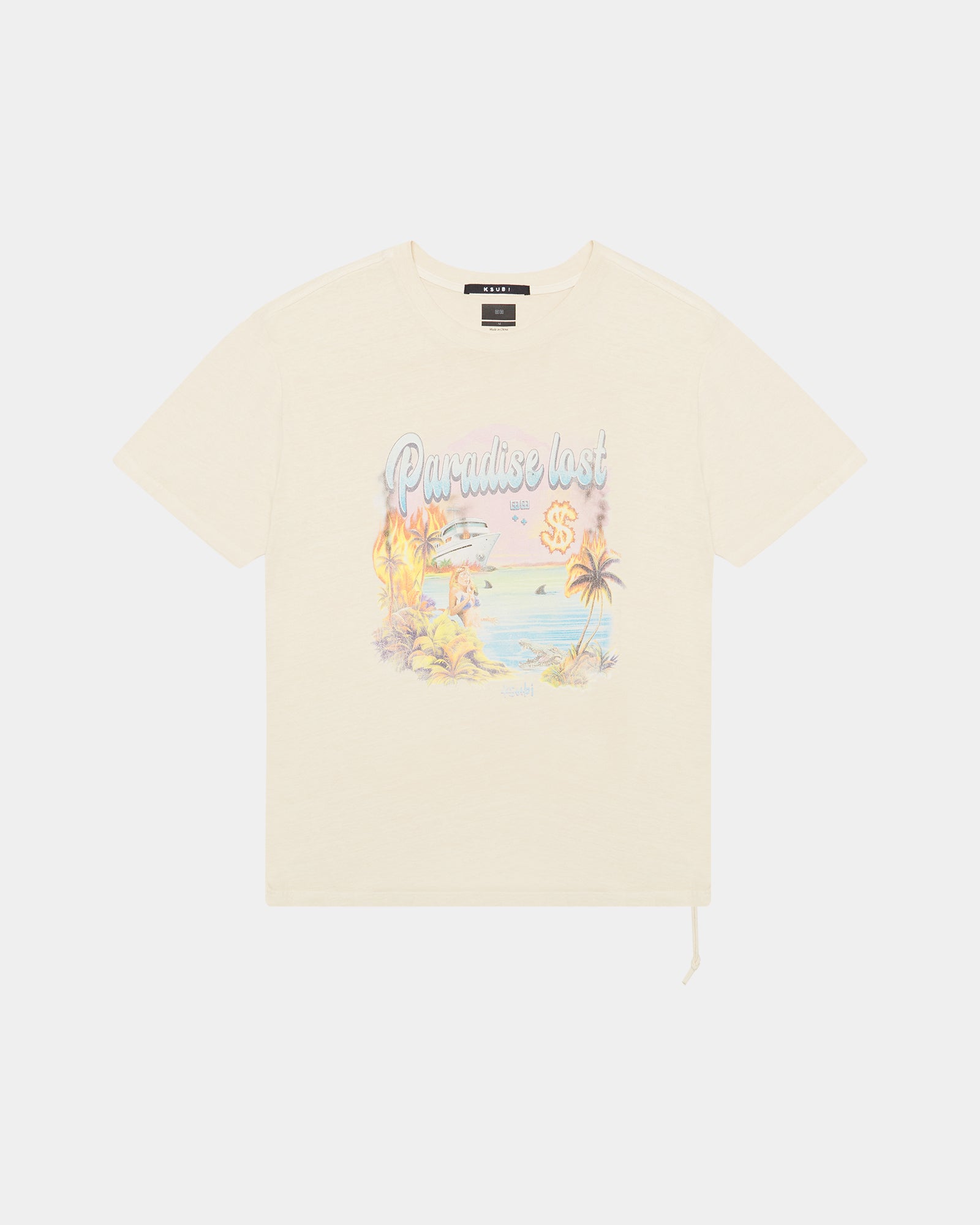 Paradise Biggie Short Sleeve Mens T-Shirt - Dusty Desert