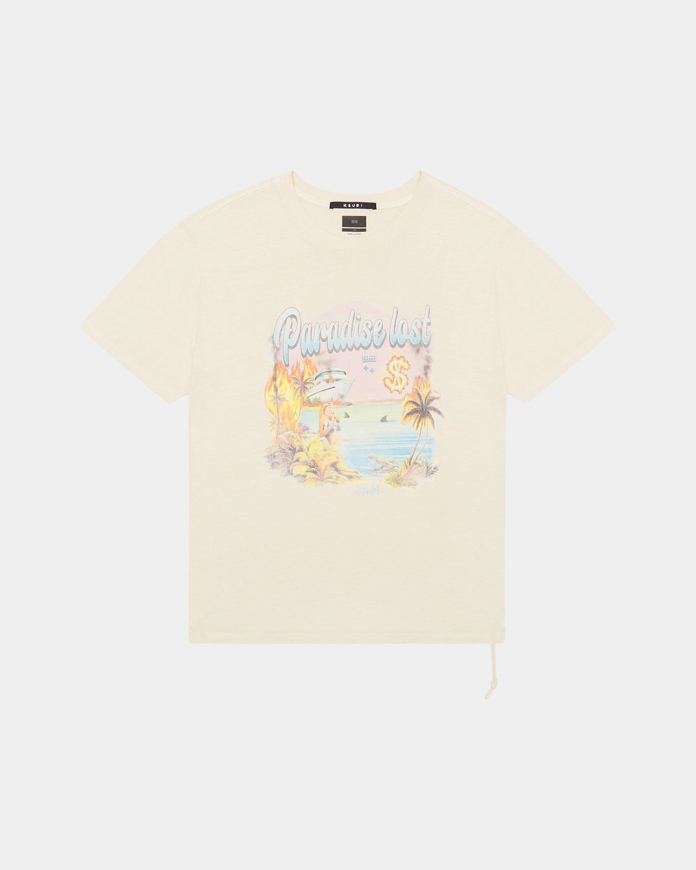 Paradise Biggie Short Sleeve Mens T-Shirt - Dusty Desert