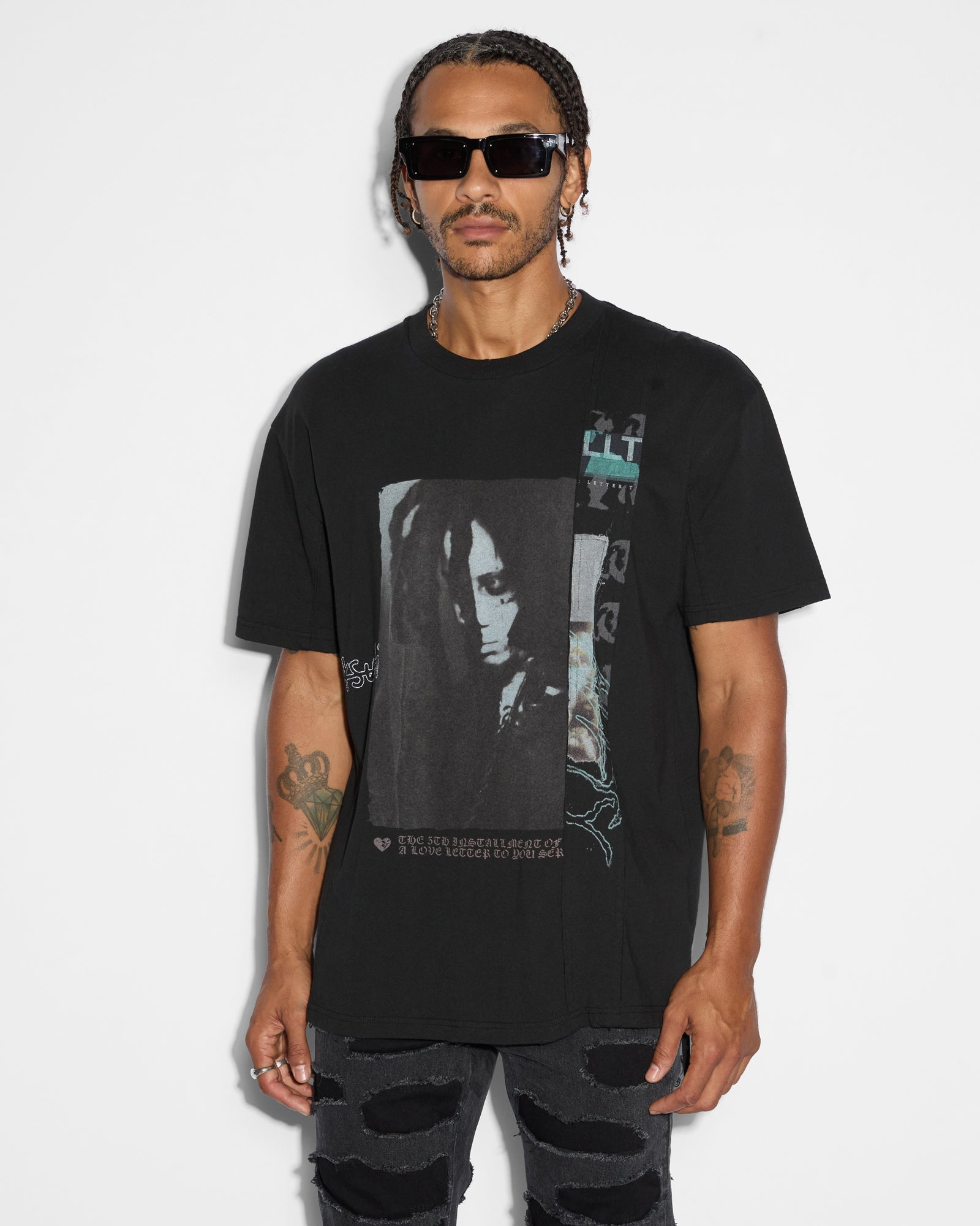 Trippie Redd Biggie Short Sleeve Mens T-shirt - Blackout