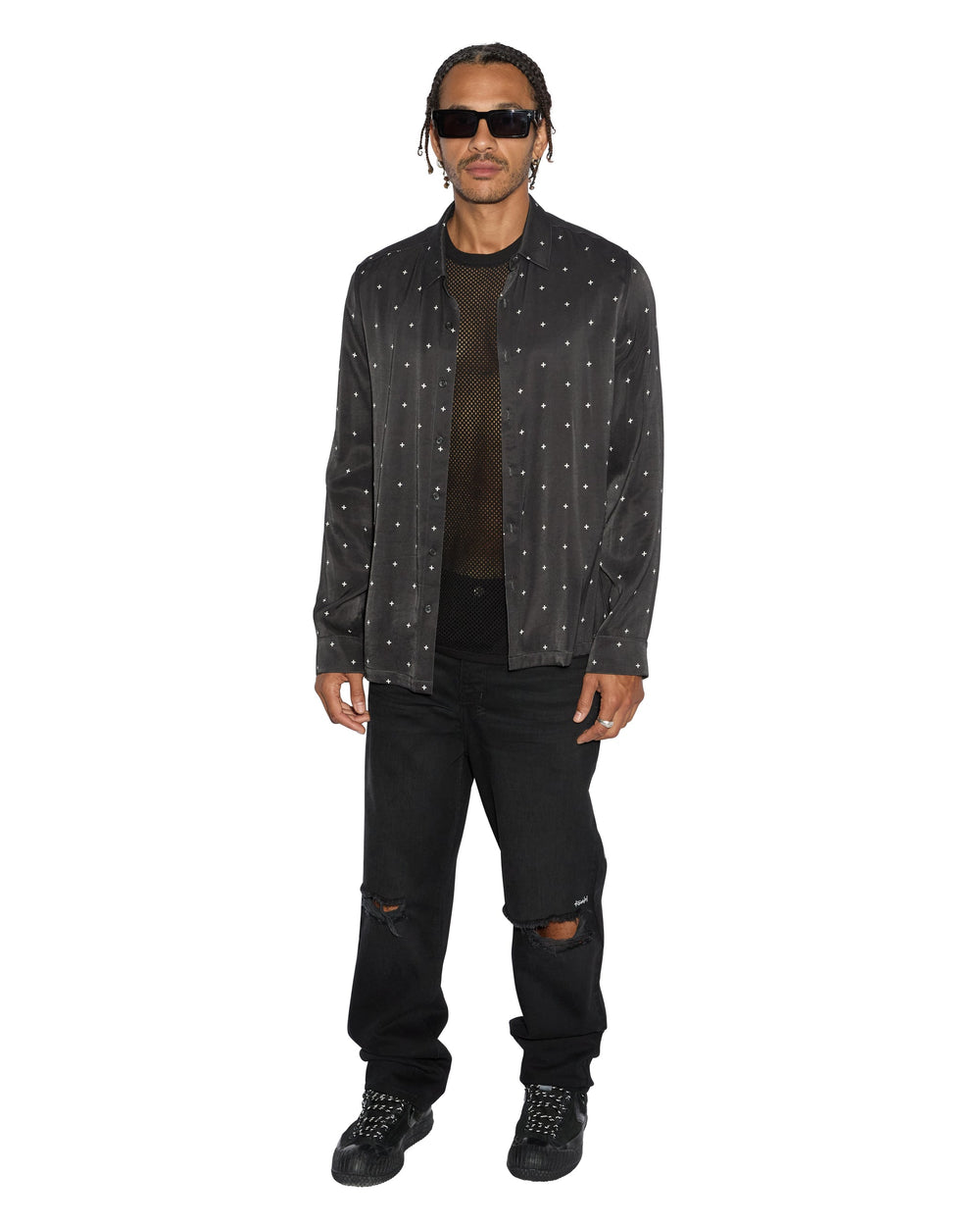 Networth Mesh Tank - Black