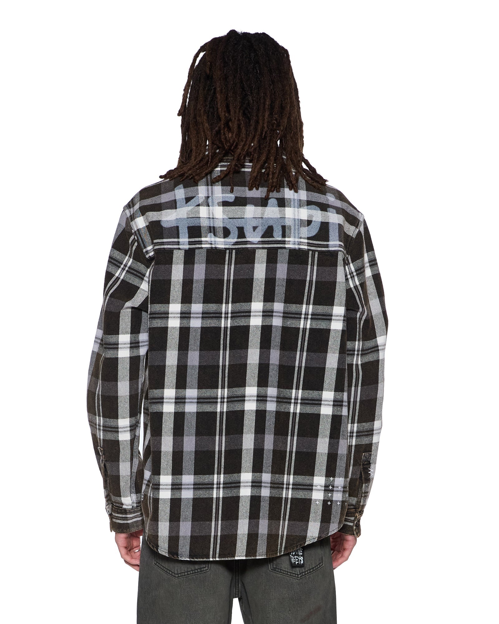 Mens Rosebowl Ls Shirt 1999 Black Check Shirts