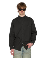 Mens Ksignature Button Down Ls Shirt Black Shirts