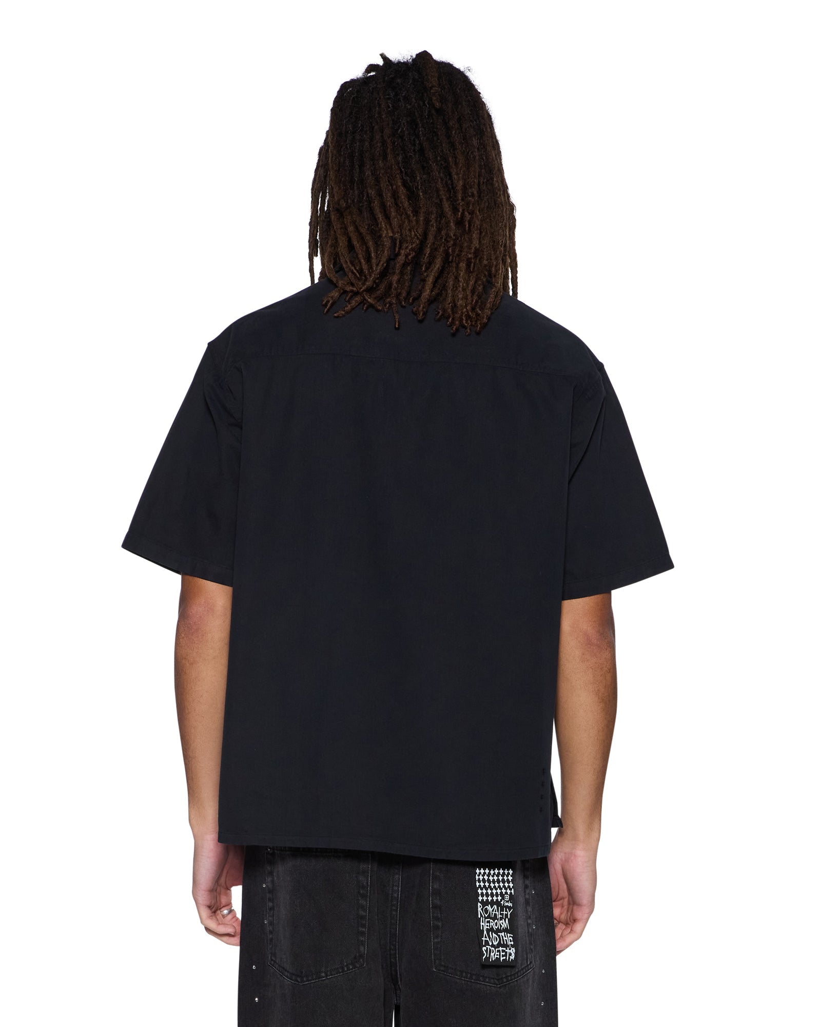 Mens Serpent Diner Ss Shirt Black Shirts