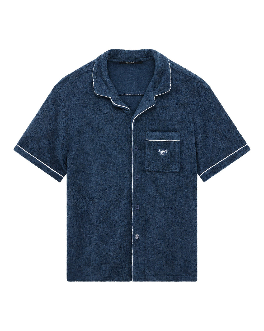 Mens Lounge Ss Resort Shirt Navy Shirts