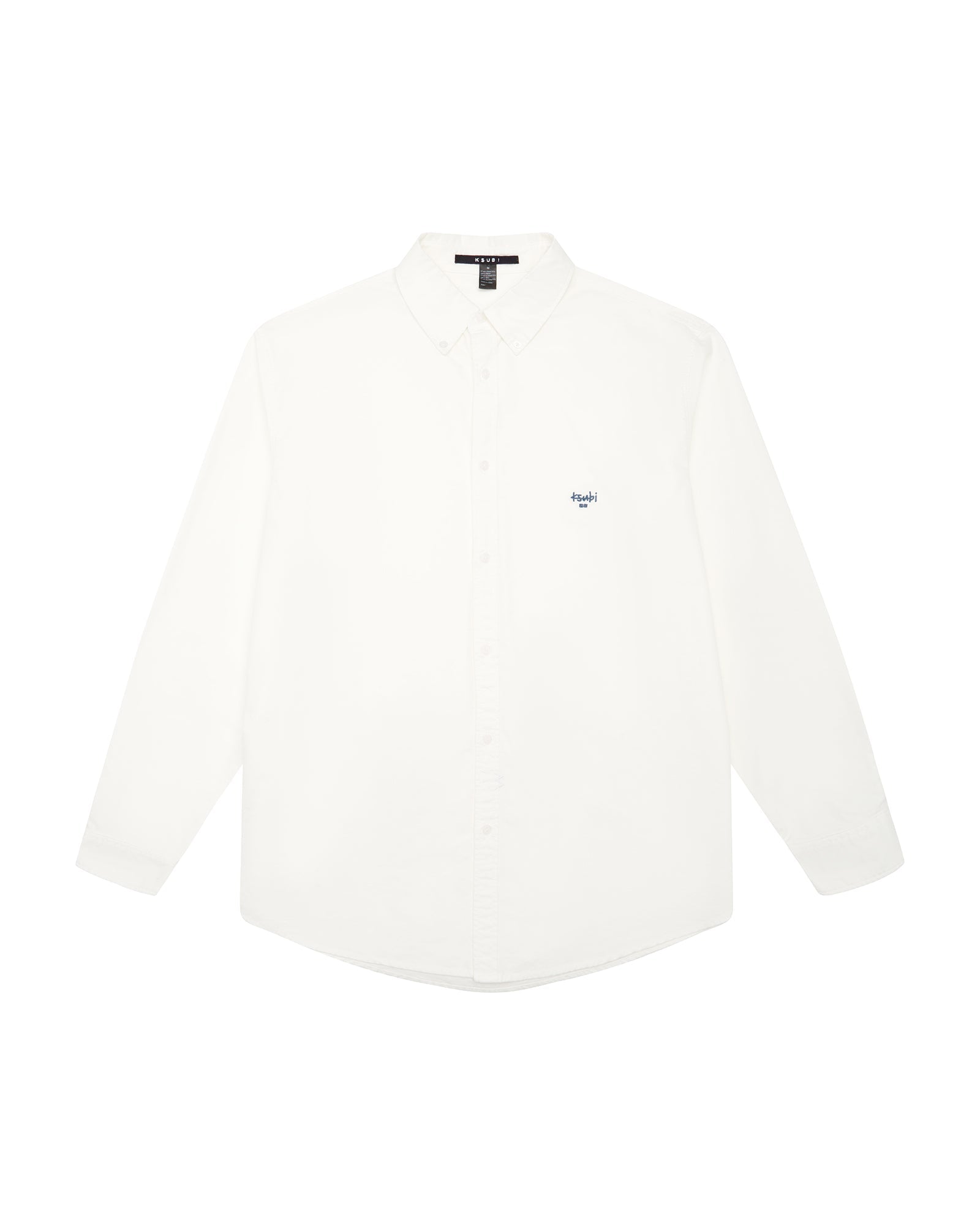 Mens Ksignature Button Down Ls Shirt White Shirts