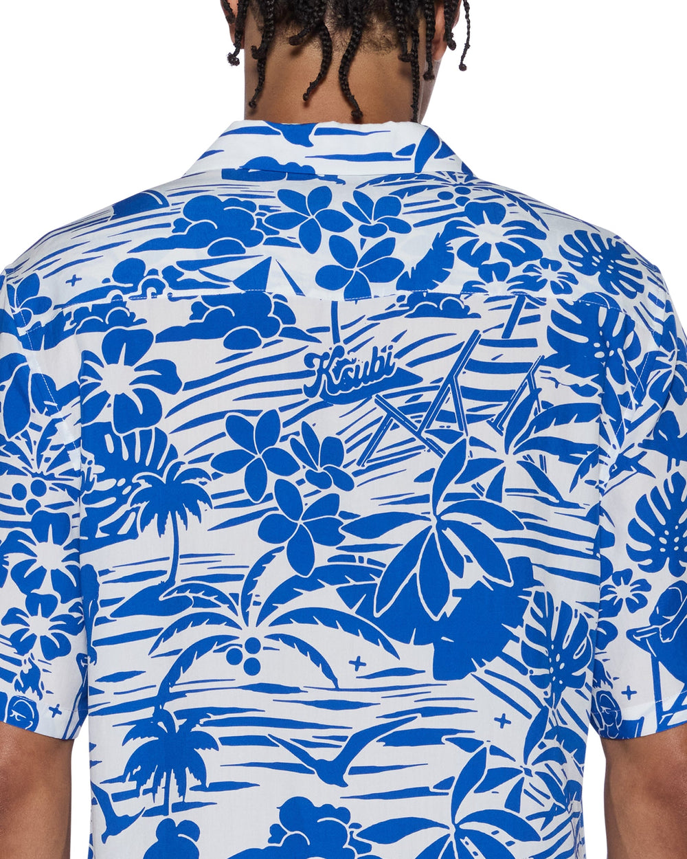 Mens Lagoon Ss Resort Shirt Blue Shirts
