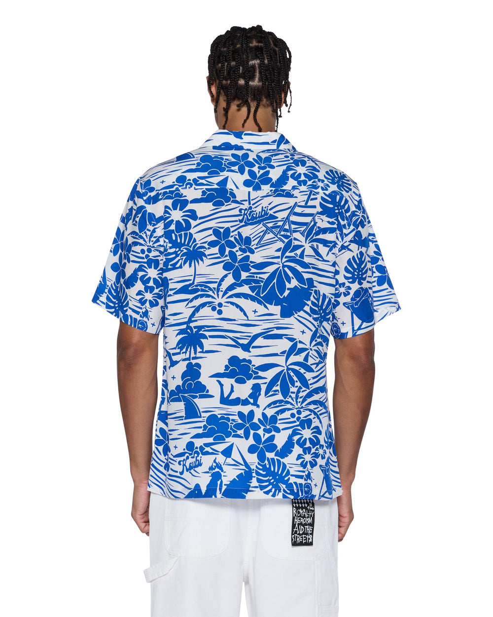 Mens Lagoon Ss Resort Shirt Blue Shirts