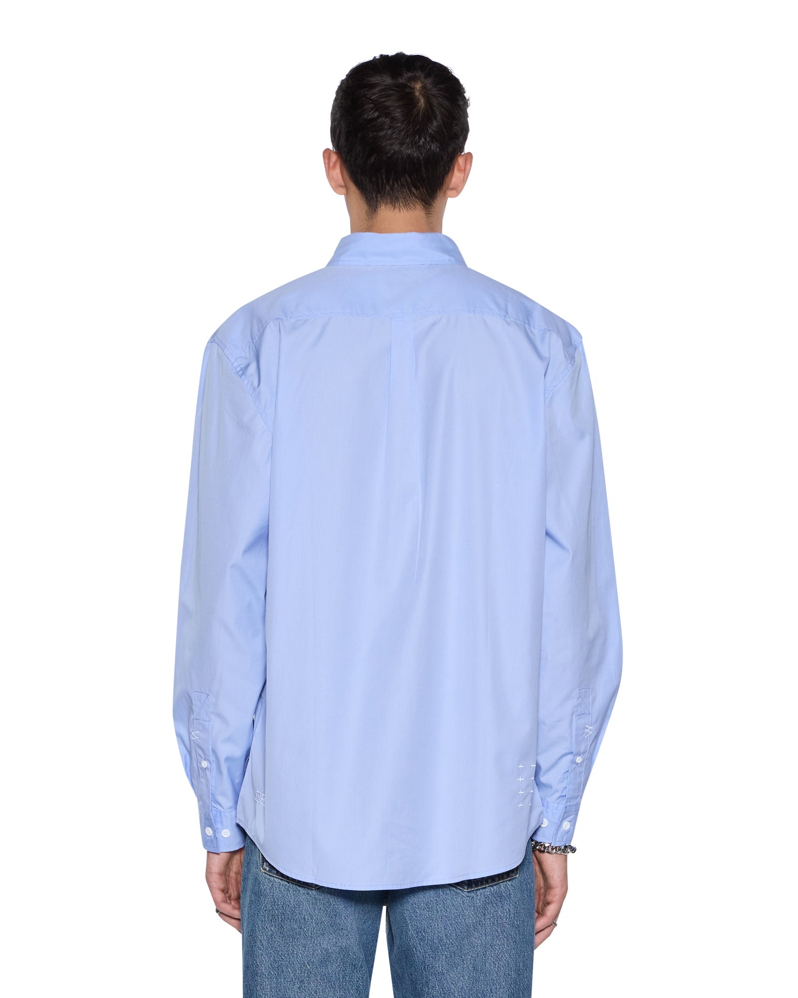 Mens Kade Ls Shirt Deep Blue Shirts
