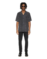 Verses Black Short Sleeve Resort Shirt