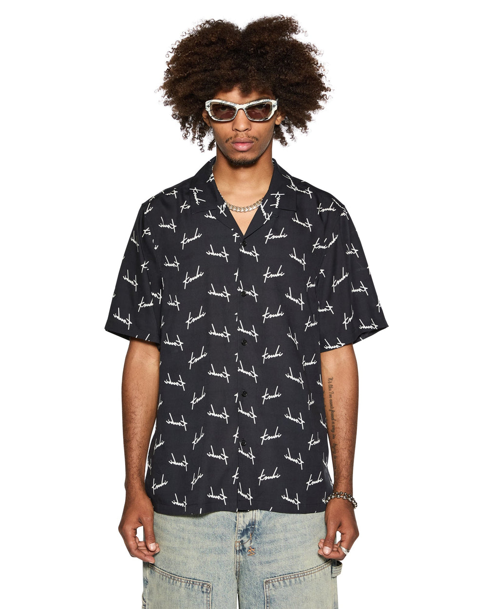 Skript Resort Relaxed Short Sleeve Shirt - Black