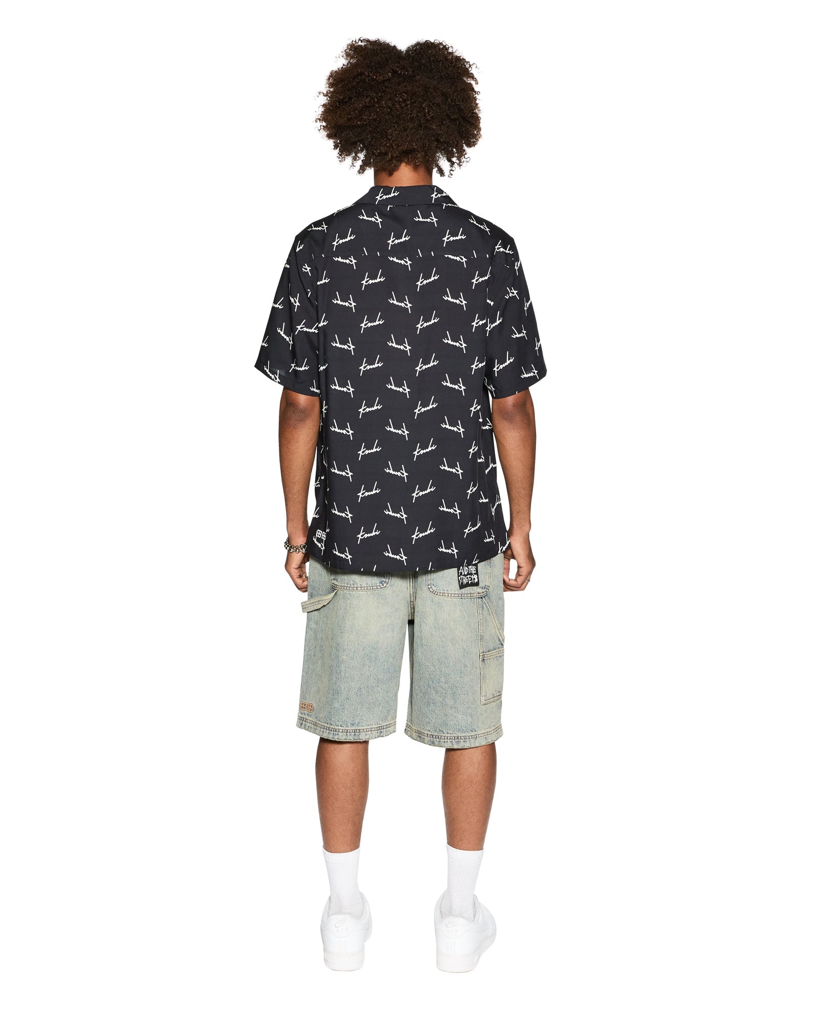 Skript Resort Relaxed Short Sleeve Shirt - Black