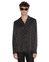 Polka Plus Long Sleeve Shirt - Black