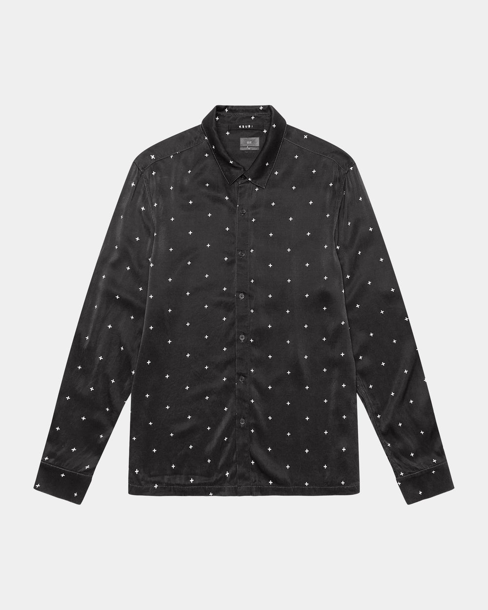 Polka Plus Long Sleeve Shirt - Black