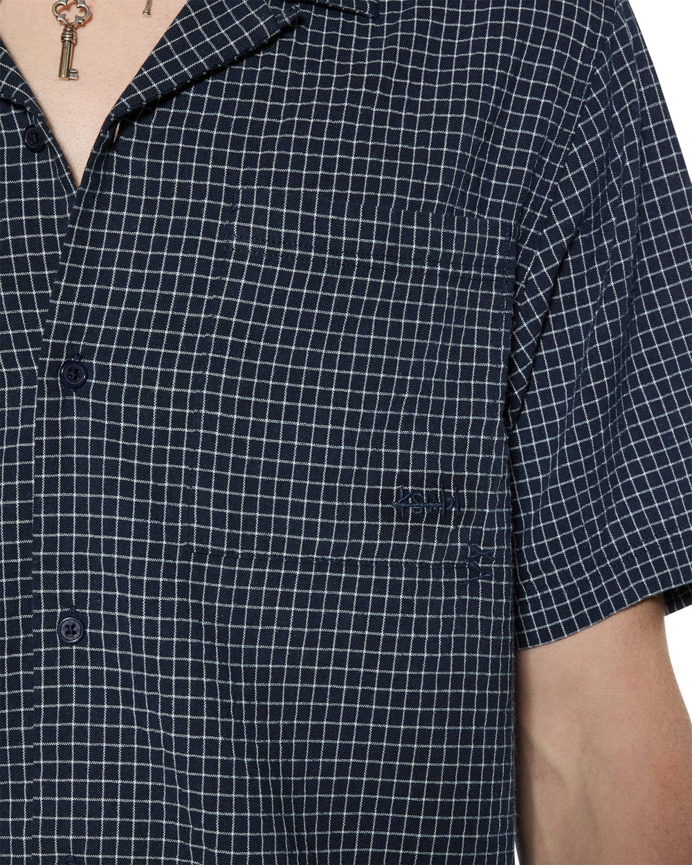 Mens 1999 Diner Ss Shirt Navy Shirts