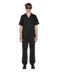 Mens Costa Resort Ss Shirt Black Shirts