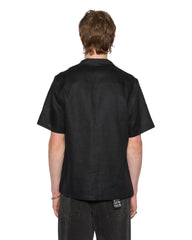 Mens Costa Resort Ss Shirt Black Shirts