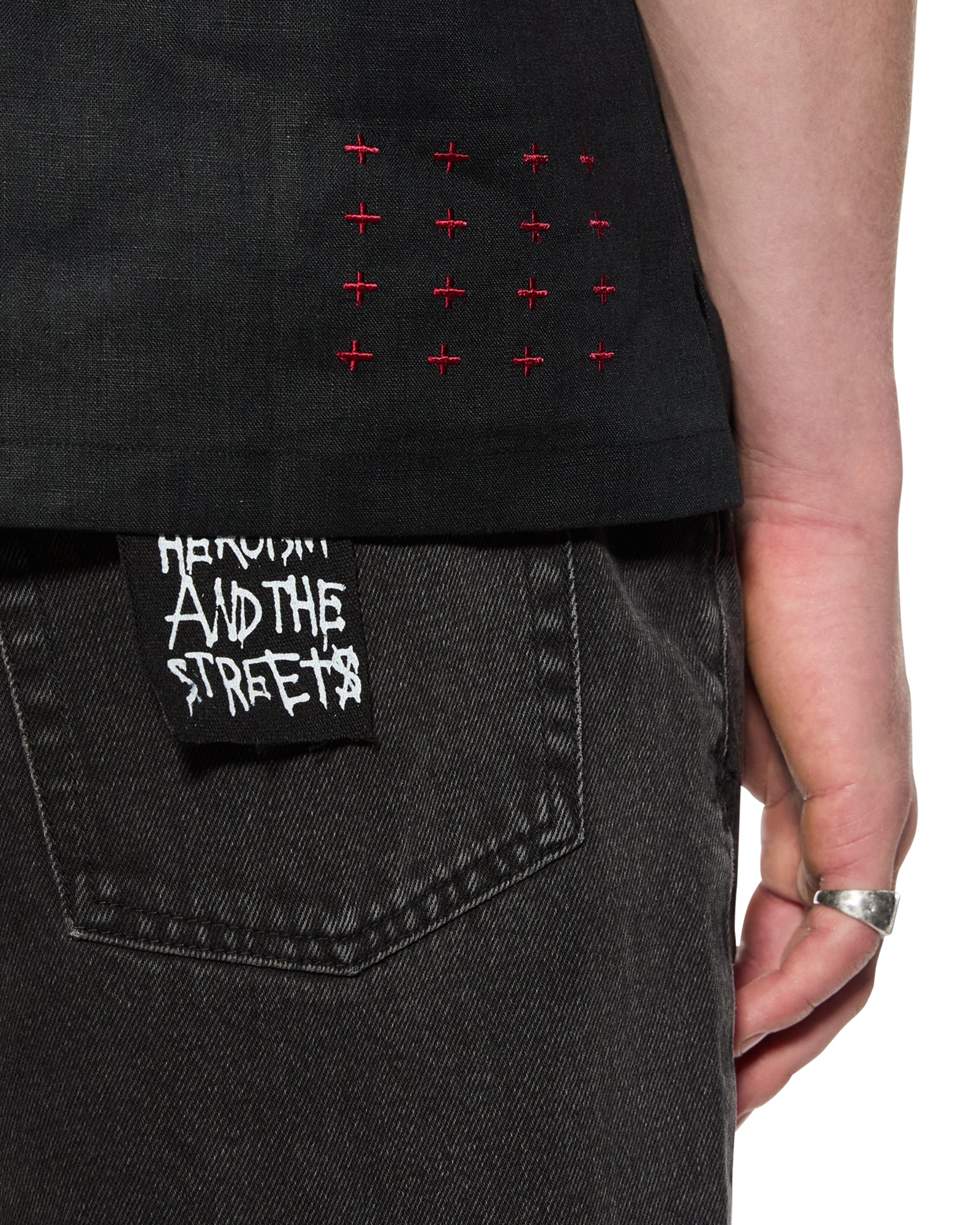 Mens Costa Resort Ss Shirt Black Shirts