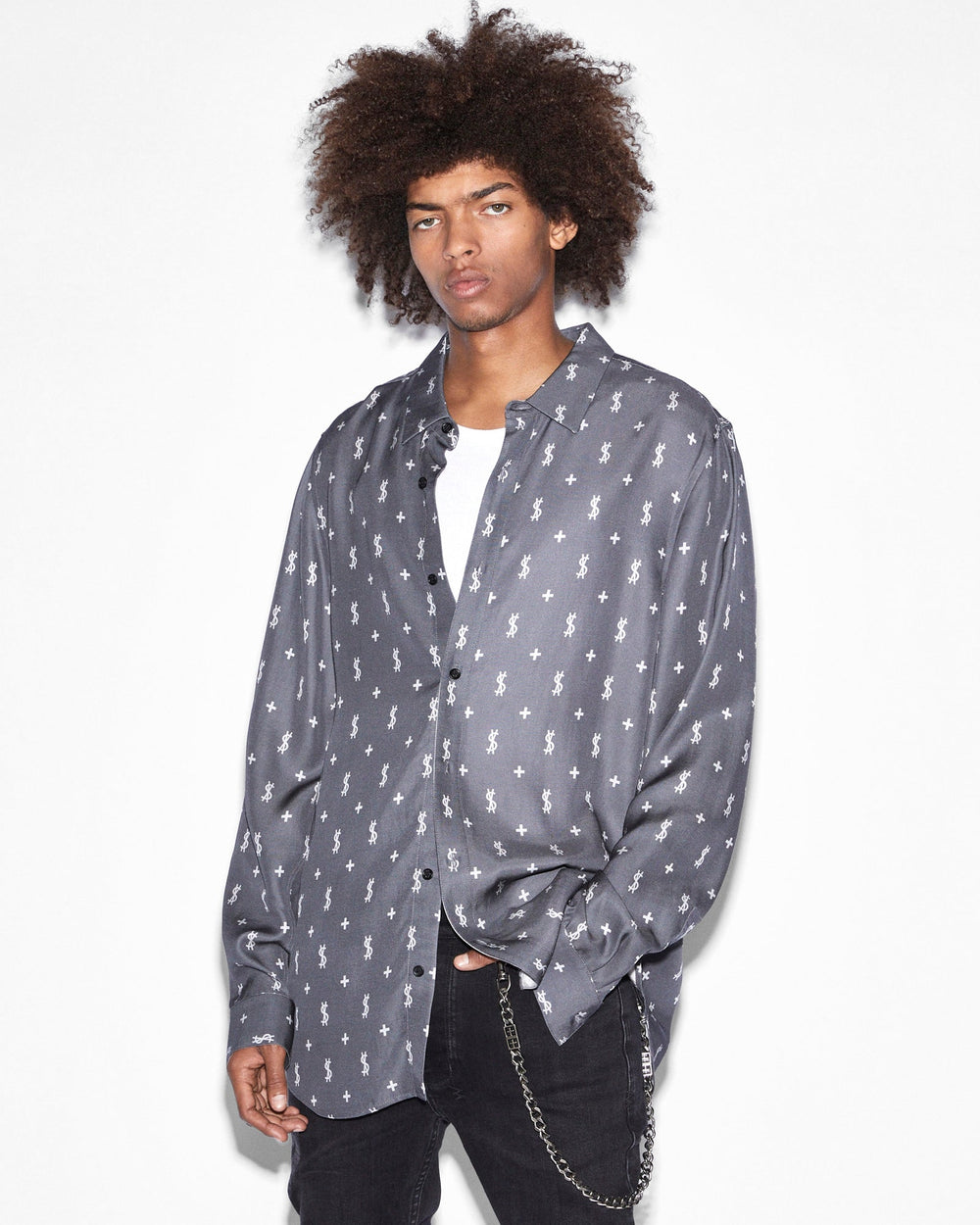 Dollagram Downtown Long Sleeve Shirt - Black