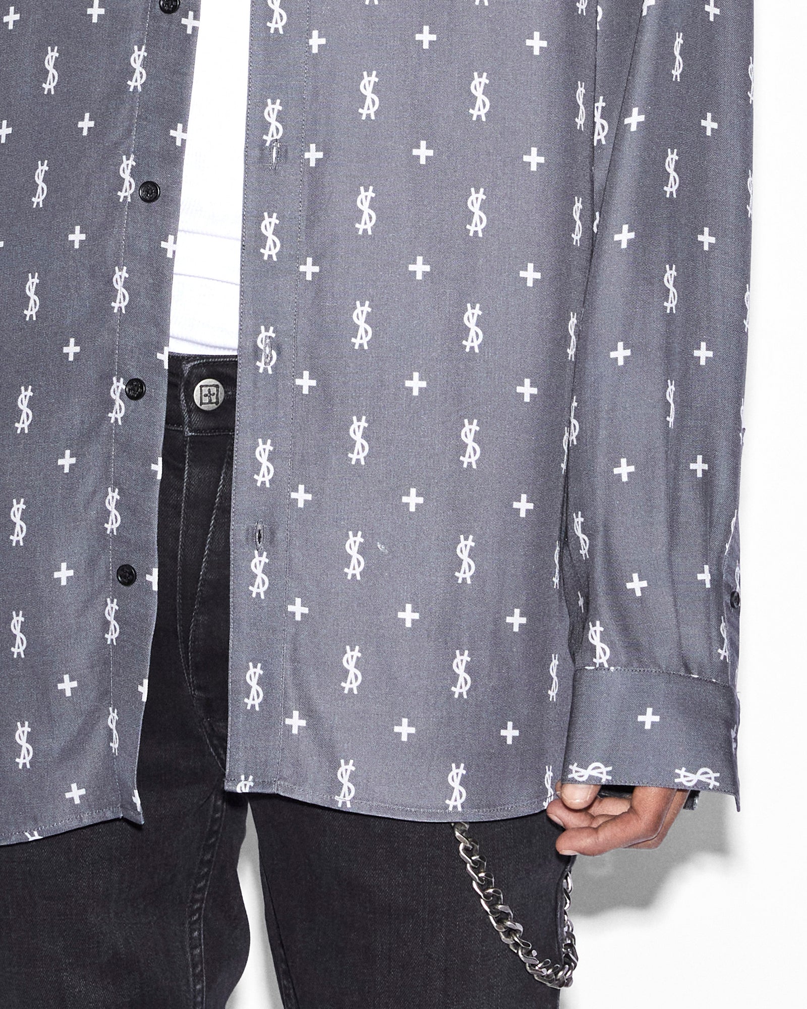 Dollagram Downtown Long Sleeve Shirt - Black