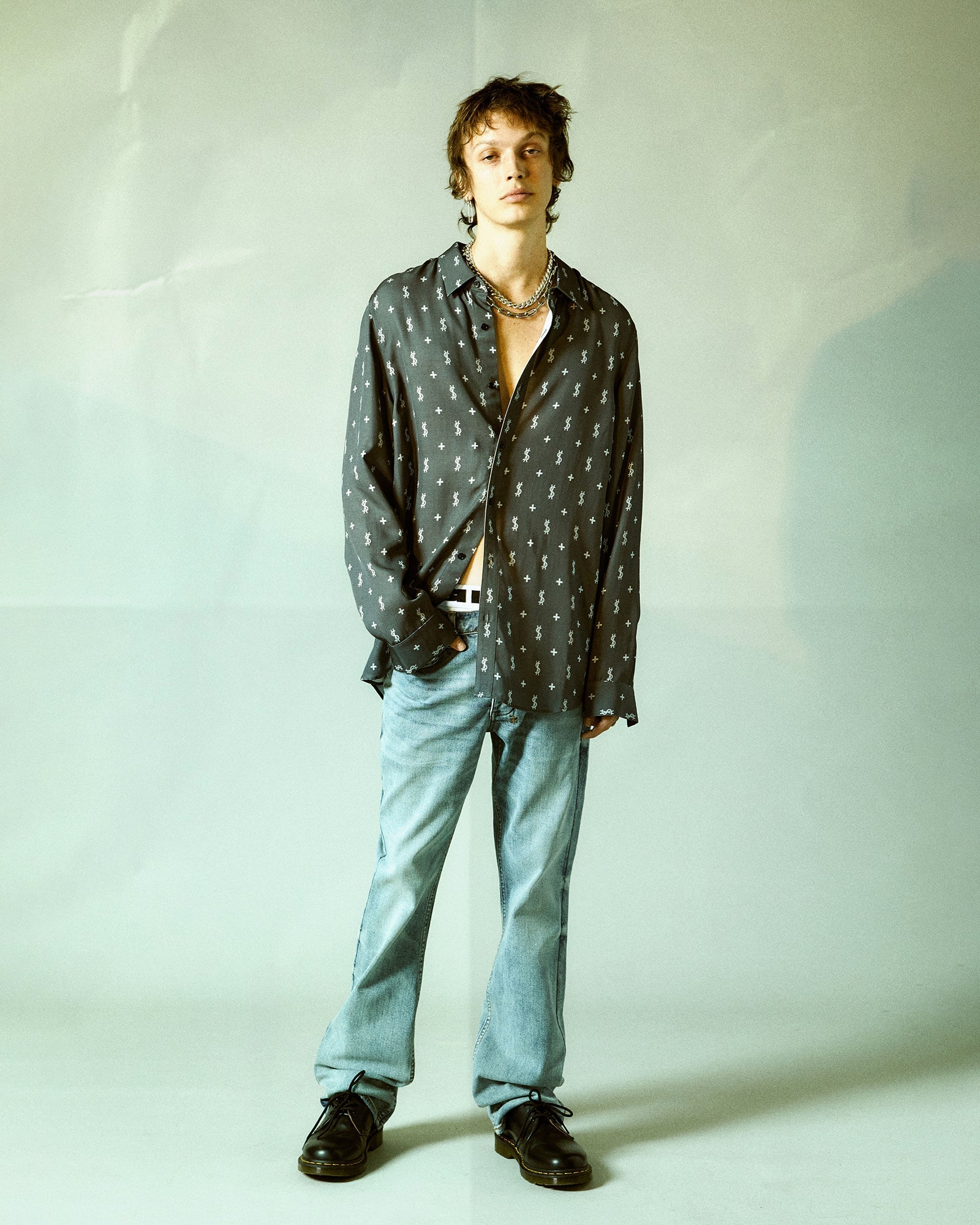 Dollagram Downtown Long Sleeve Shirt - Black