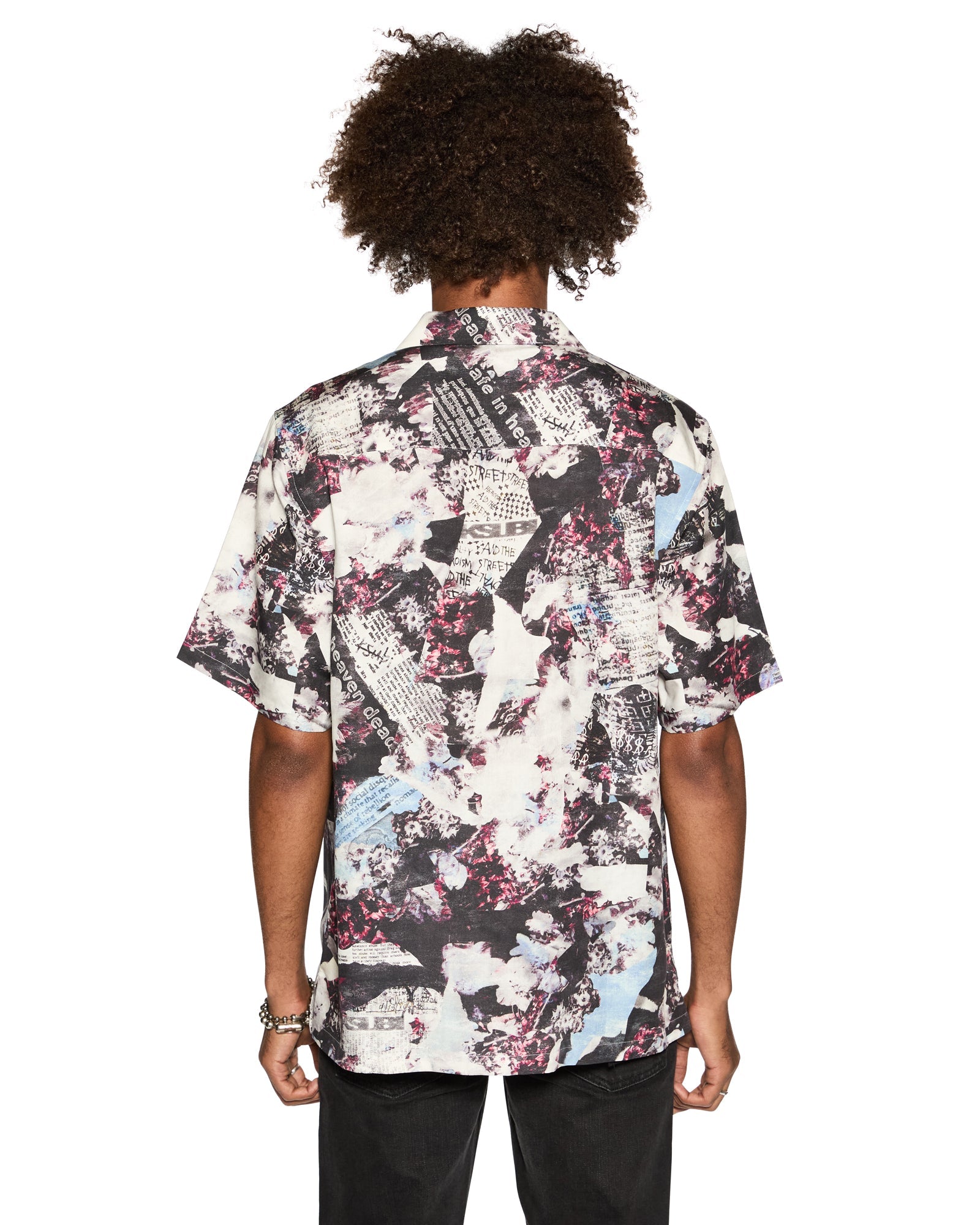 Chop Up Resort Short Sleeve Shirt - Multi Print