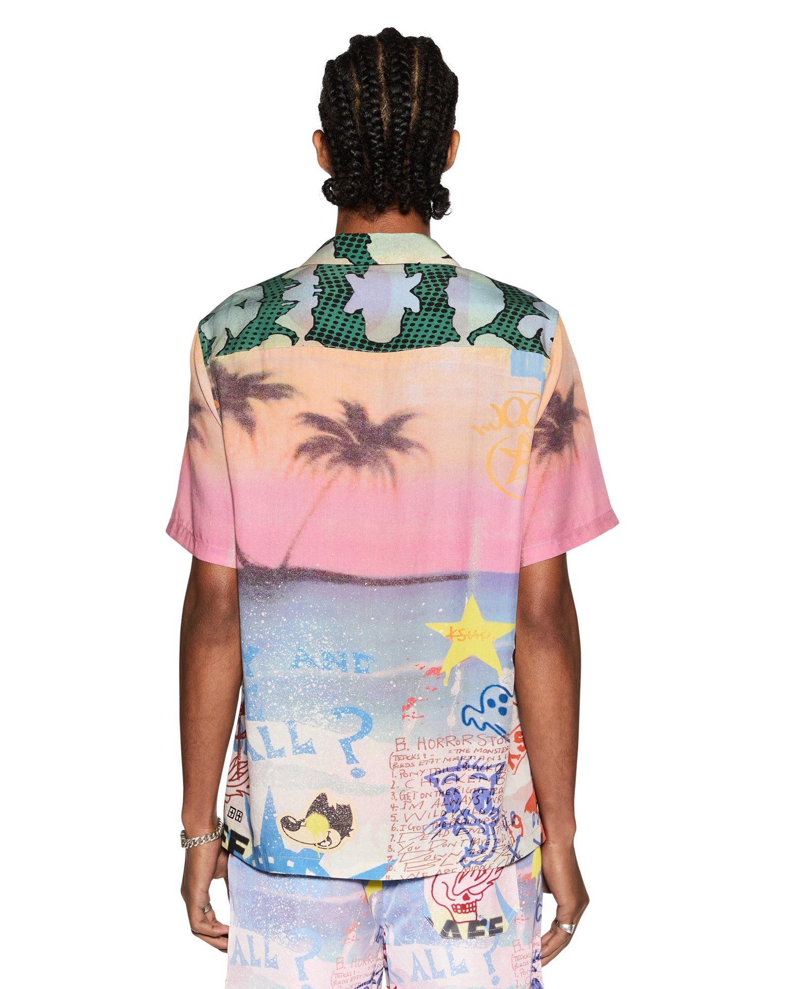 Vandals Resort Short Sleeve Shirt Multi Print