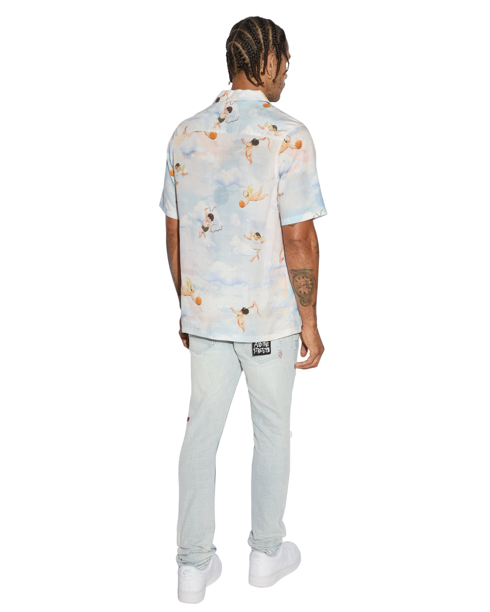 Dreamers Resort Short Sleeve Mens Shirt - Multi Print