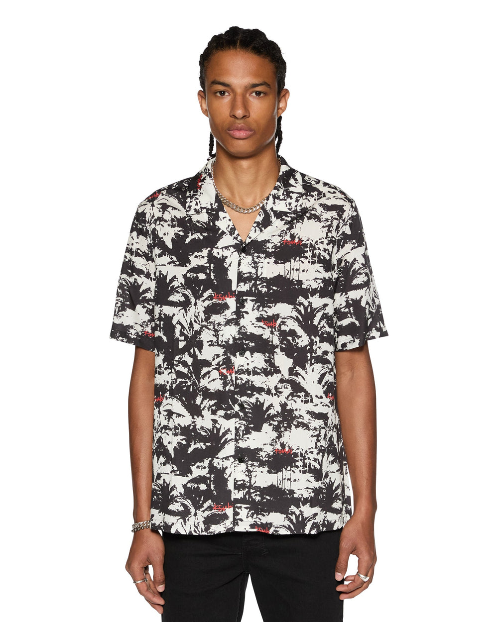 Palmtree Multi Short Sleeve Resort Shirt