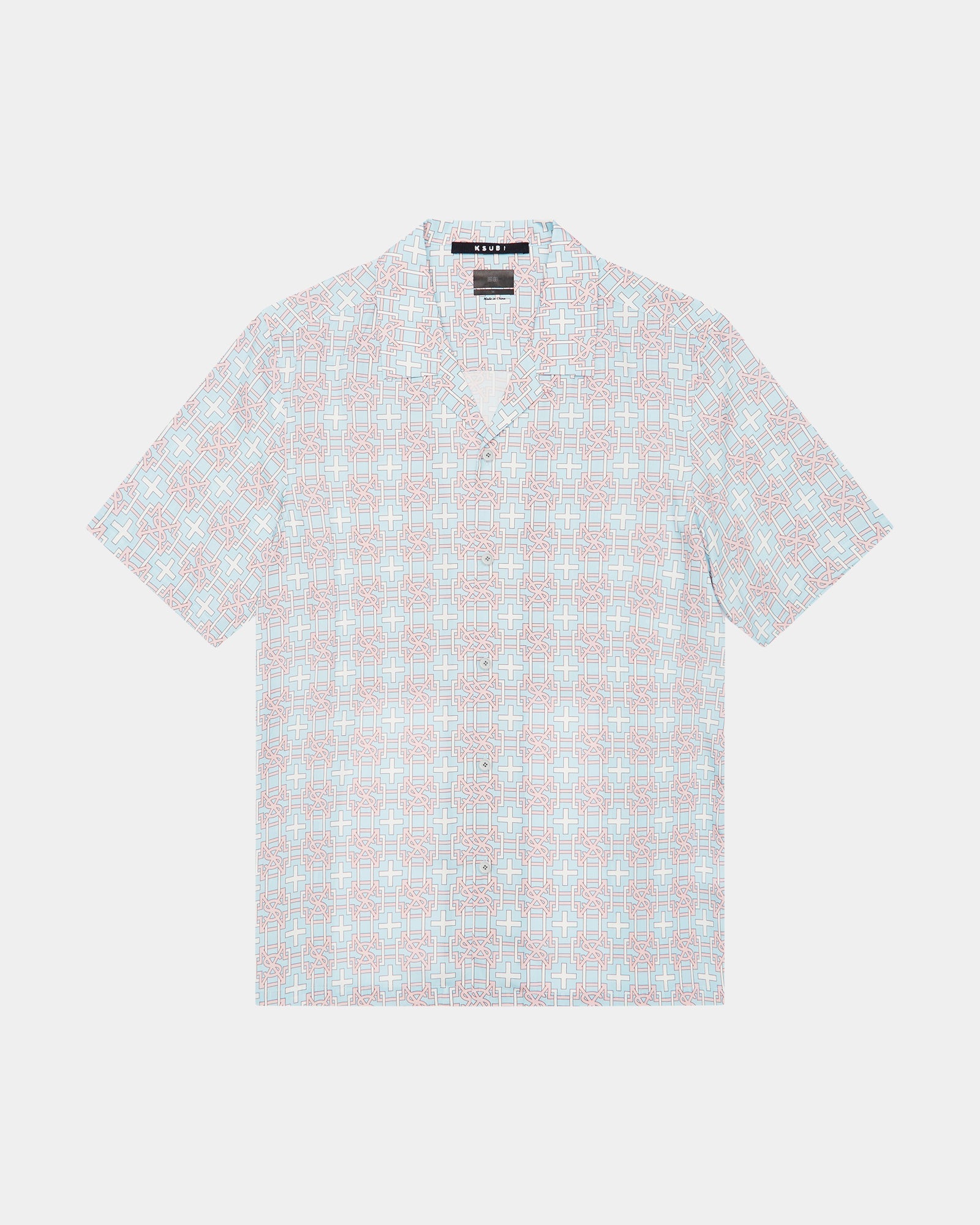 Plus Resort Short Sleeve Mens Shirt - Paradise Print