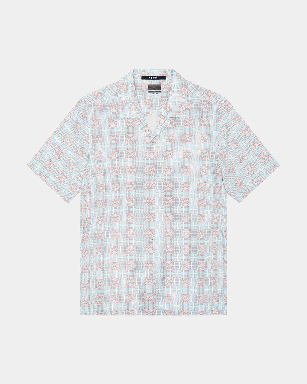 Plus Resort Short Sleeve Mens Shirt - Paradise Print