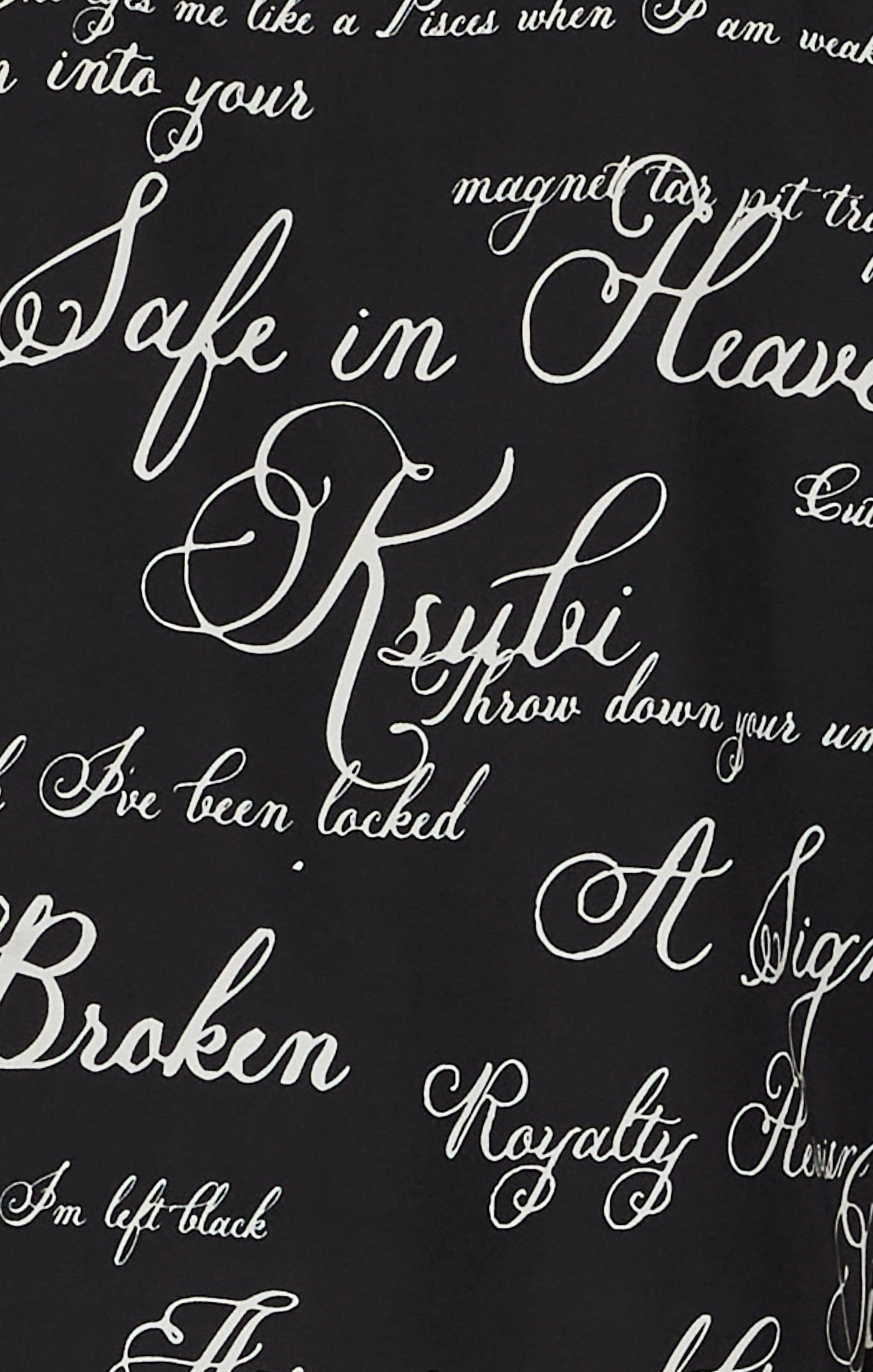 Mens Kursed Resort Ss Shirt Black Shirts