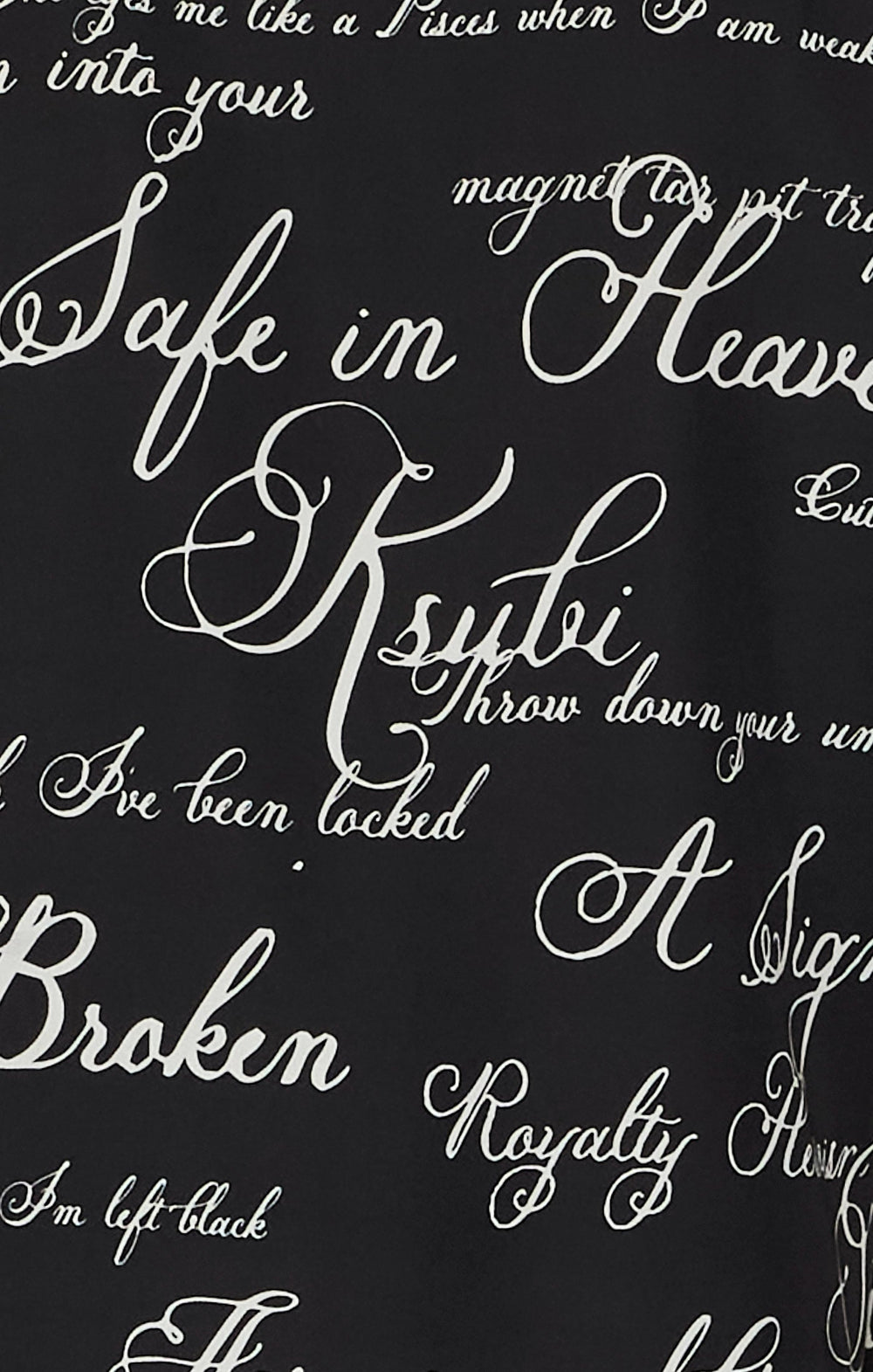 Mens Kursed Resort Ss Shirt Black Shirts