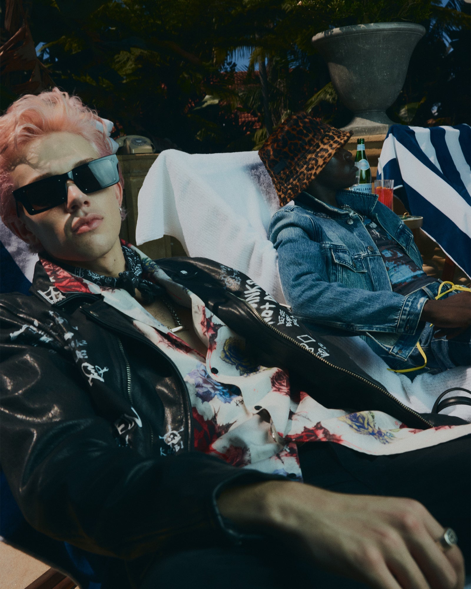 Graff Rose Resort Short Sleeve Mens Shirt - Multi Print