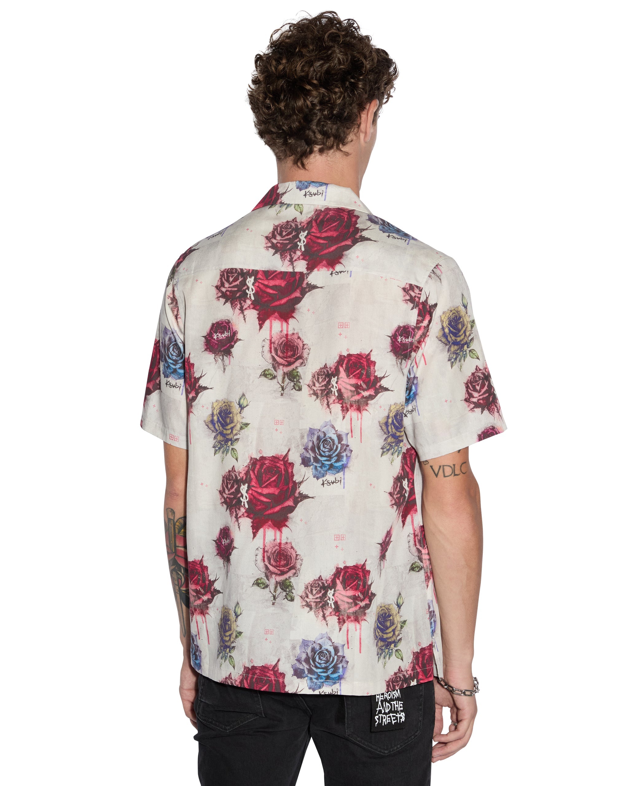 Graff Rose Resort Short Sleeve Mens Shirt - Multi Print