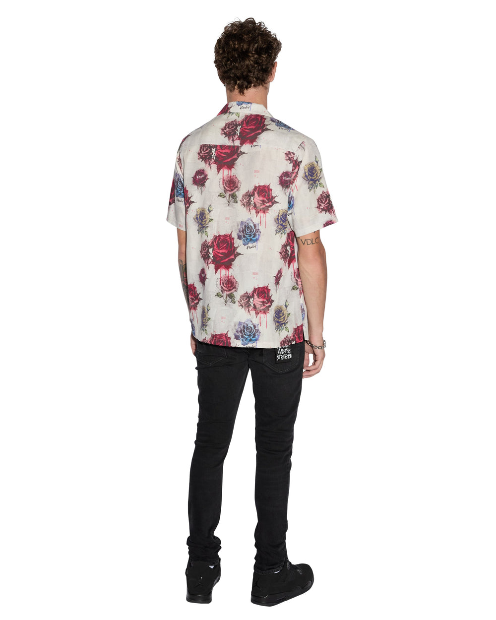 Graff Rose Resort Short Sleeve Mens Shirt - Multi Print