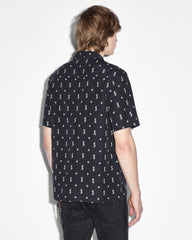 Allstar Printed Resort Short Sleeve Shirt - Black