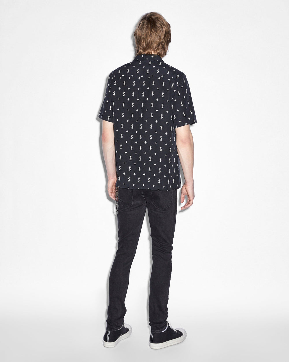 Allstar Printed Resort Short Sleeve Shirt - Black