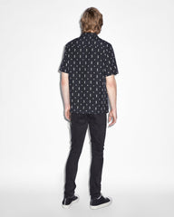 Allstar Printed Resort Short Sleeve Shirt - Black