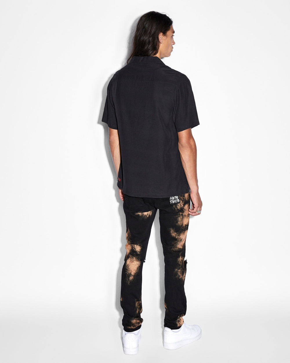 Buy Rose Garden Resort Ss Shirt Black KSUBI