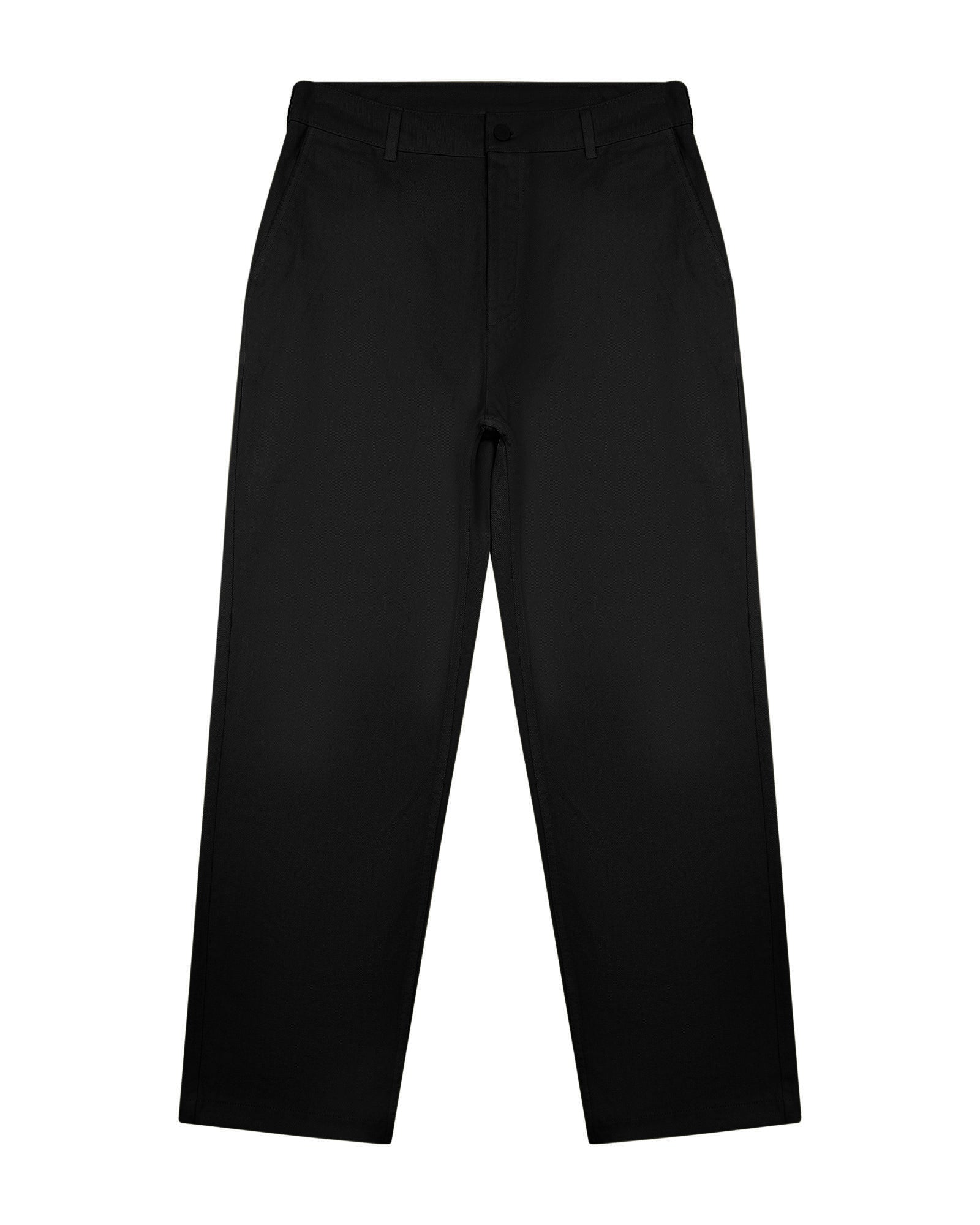 Mens Rival Chino Trouser Black Pants