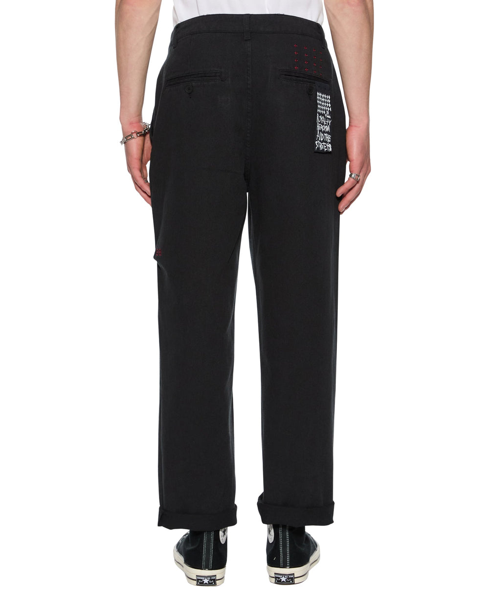 Mens Rival Chino Trouser Black Pants