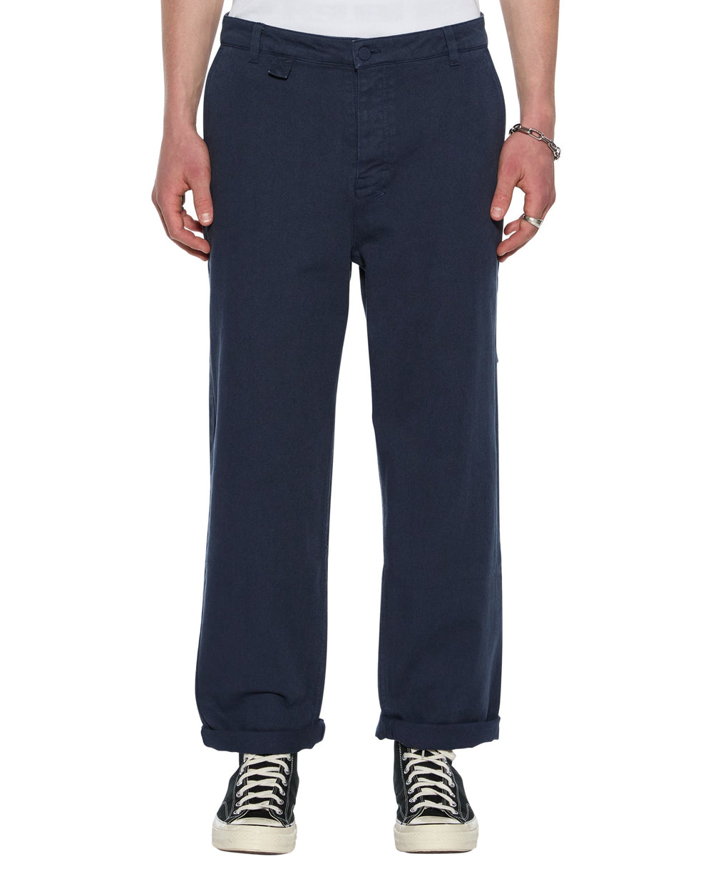 Mens Rival Chino Trouser Navy Pants