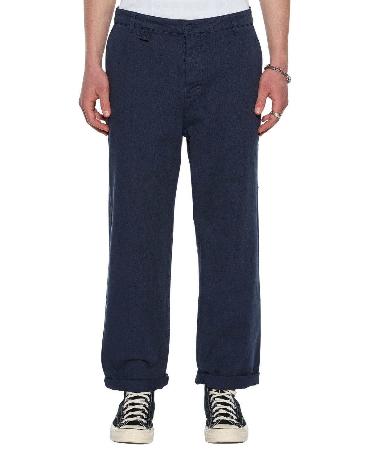 Mens Rival Chino Trouser Navy Pants