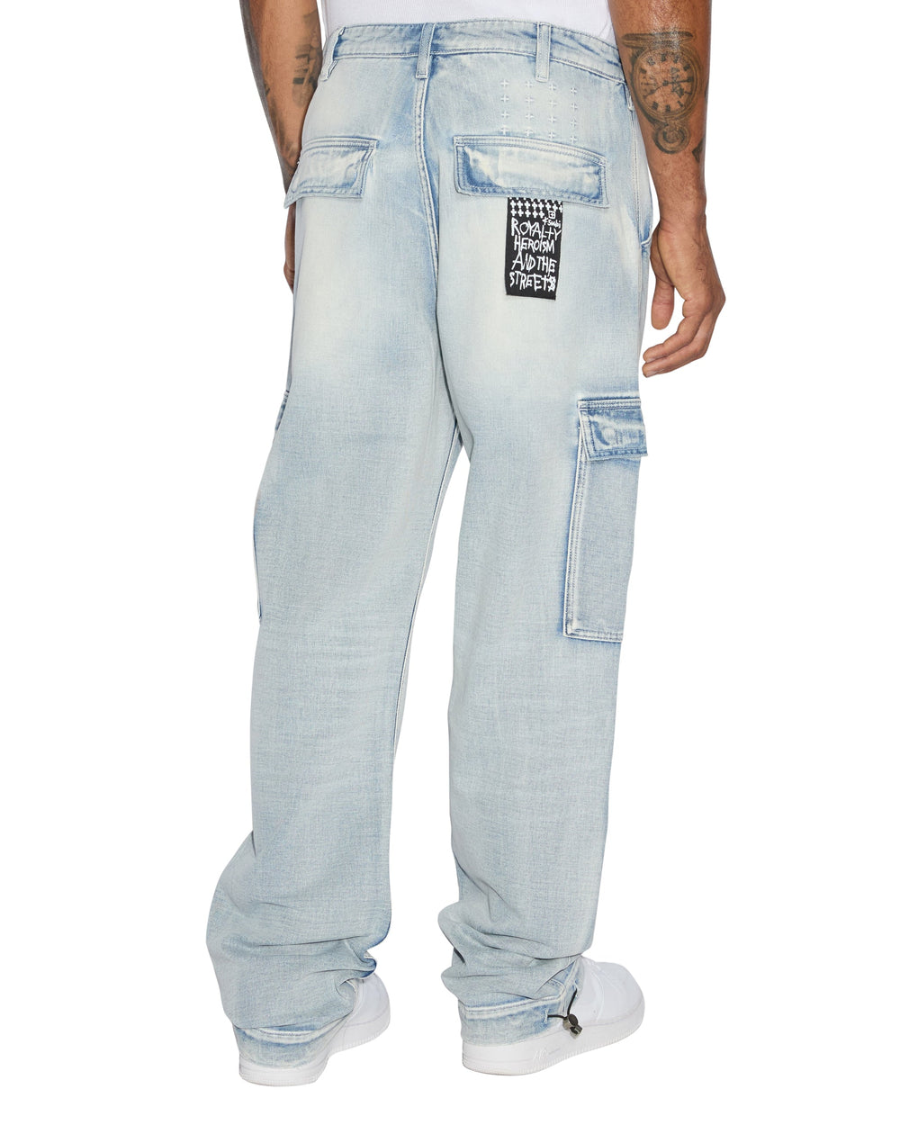Riot Cargo Pants For Men - Blue Ice
