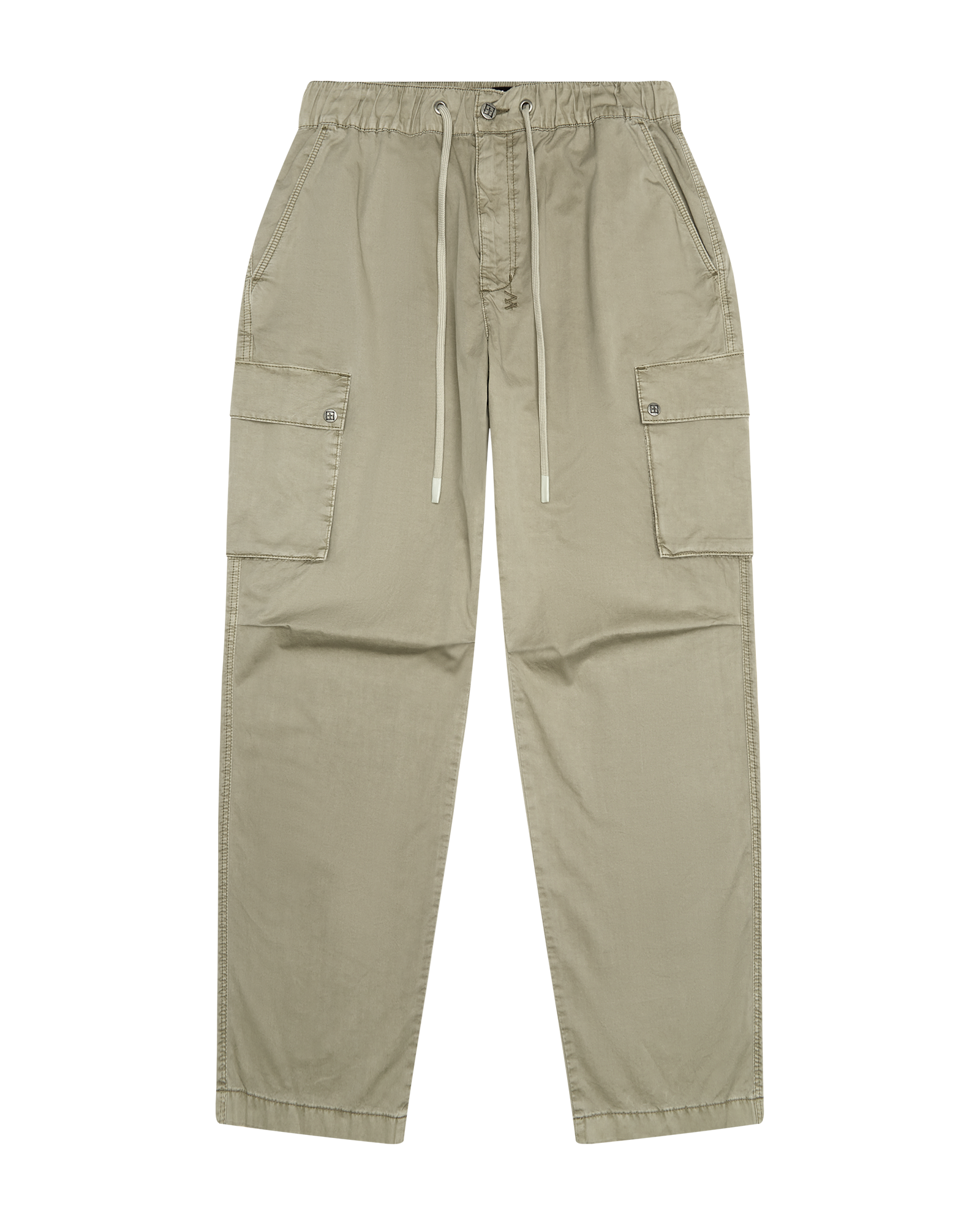 Krush Mid Rise Straight Leg Cargo Pant Fog - Overdyed Khaki