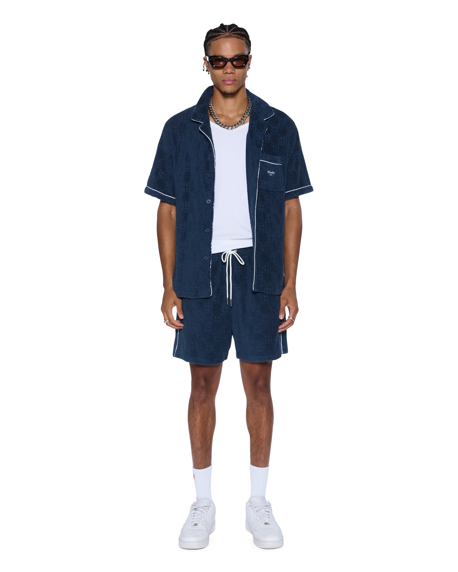 Mens Lounge Short Navy Walkshorts