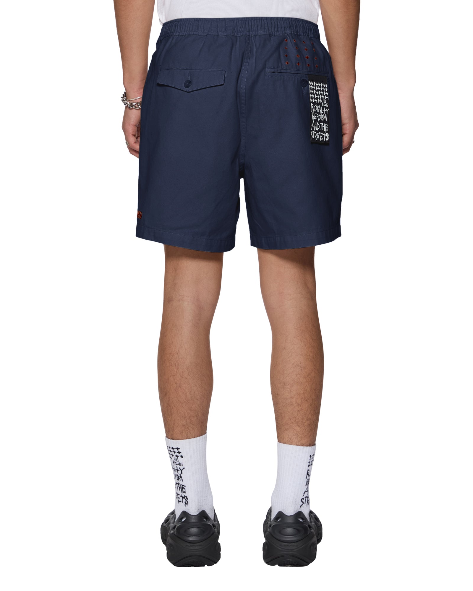 Mens Rugger Short Navy Walkshorts